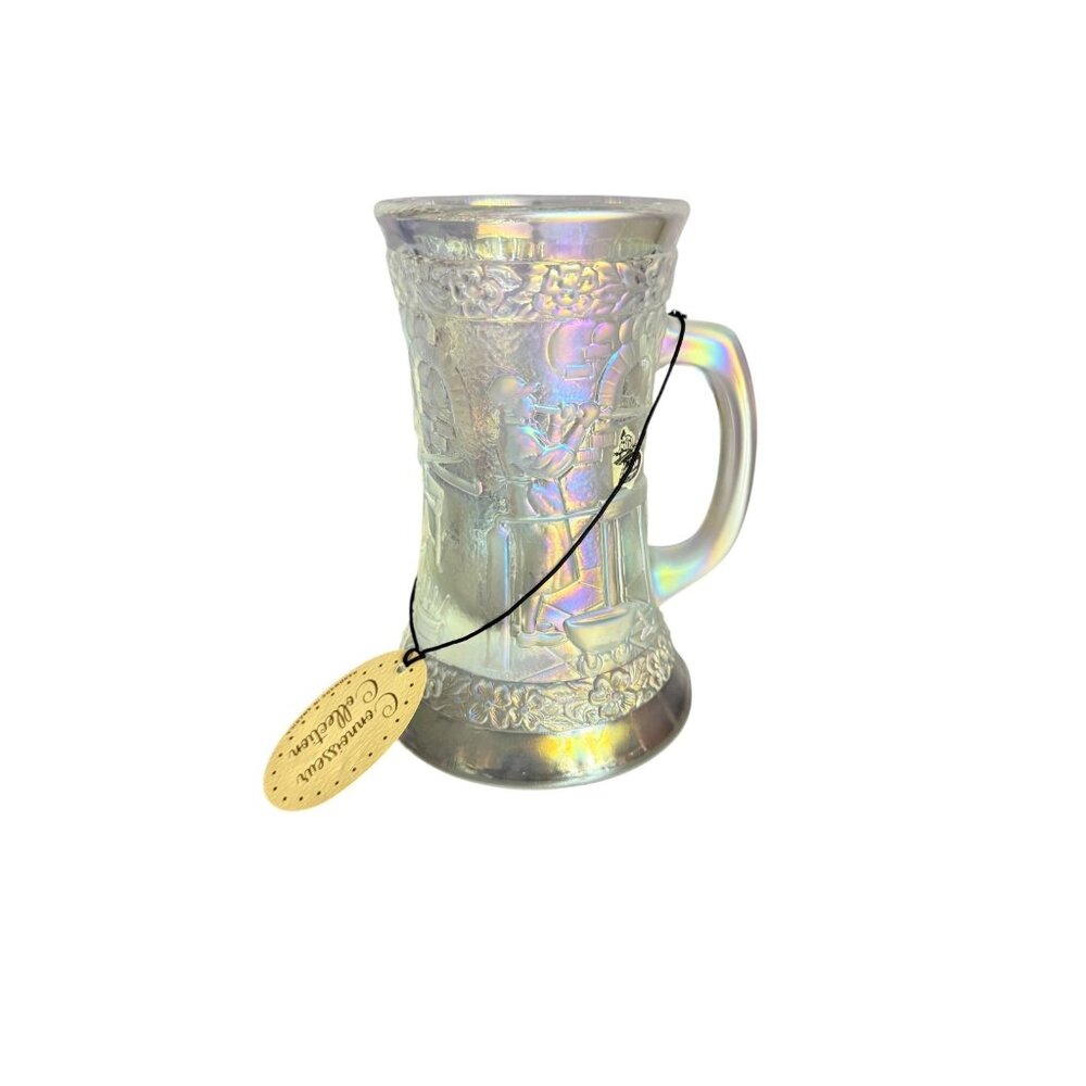 Fenton Carnival Glass Blacksmith glass blower Mug Tankard 29/1500 Ltd Ed - Picture 2 of 16